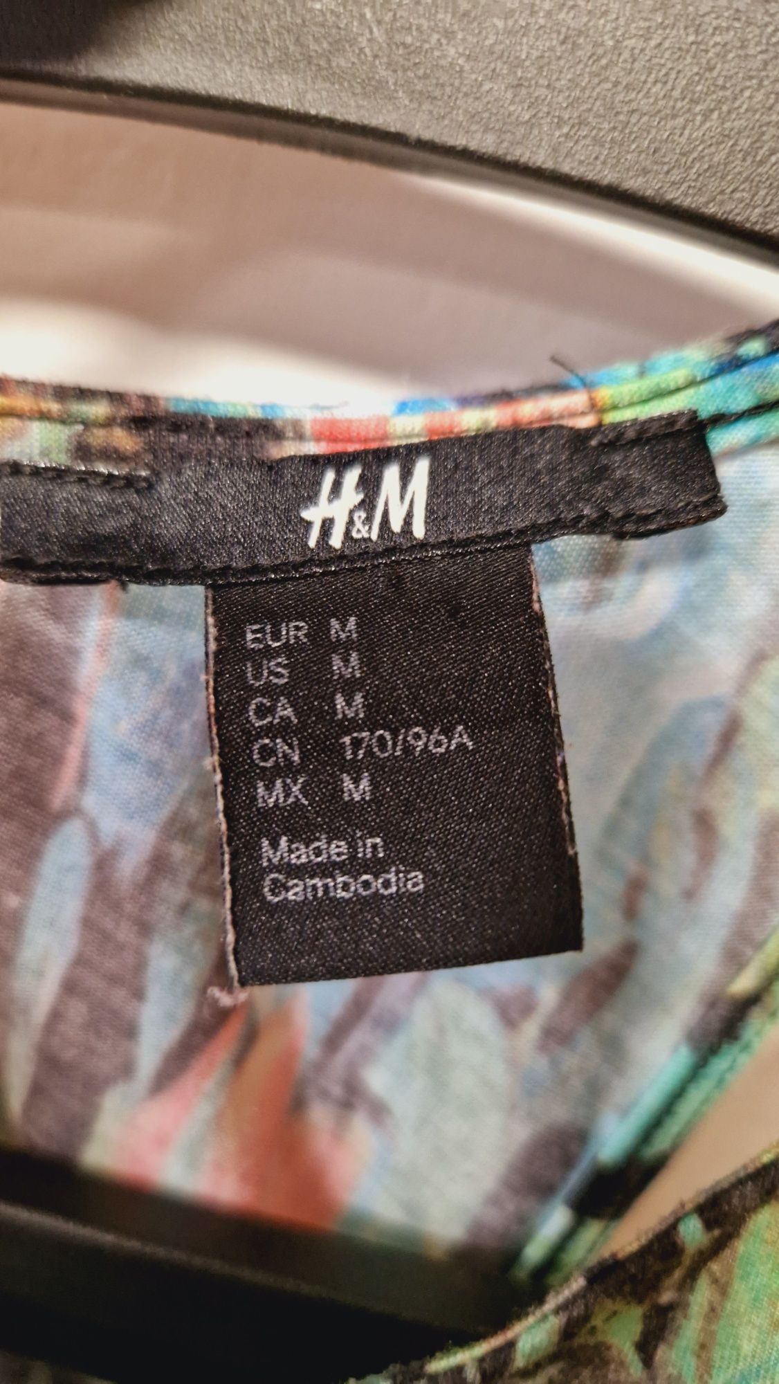 Bokserka koszulka bluzka na ramiączkach h&m