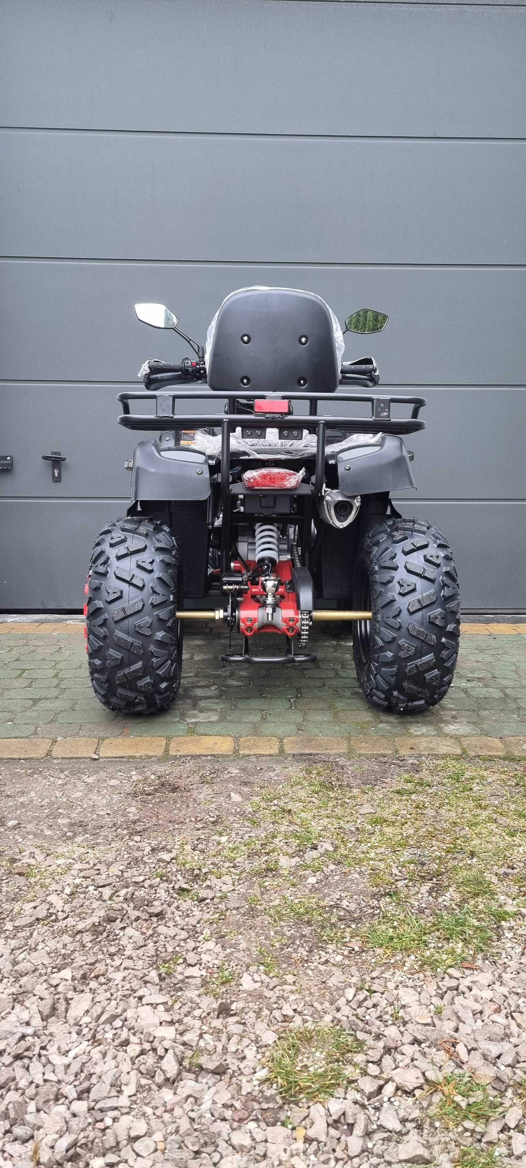 Quad ATV 200A HUMMER MAX KOŁO 10" Czarno Czerwony