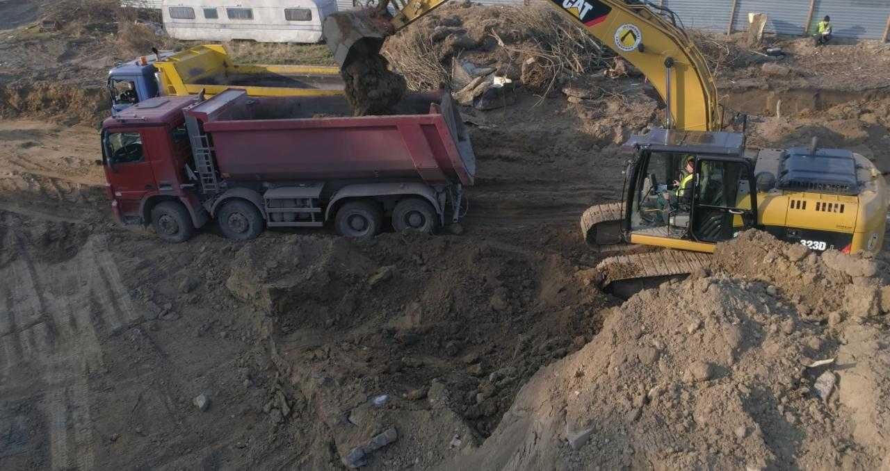 Ziemia Glina Gruz Piach na podwyższenie podniesienie wyrównanie terenu