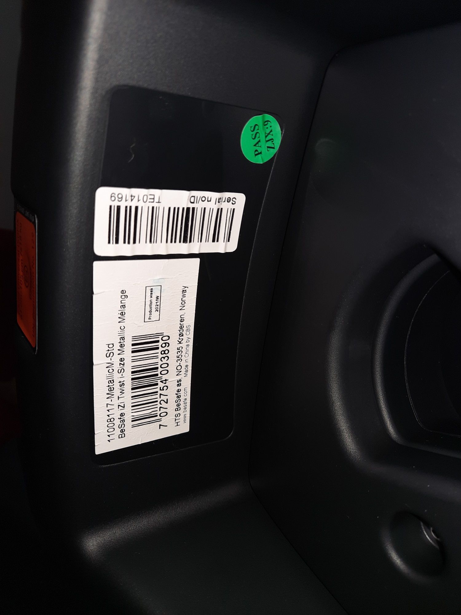 Cadeira auto Besafe izi twist isofix