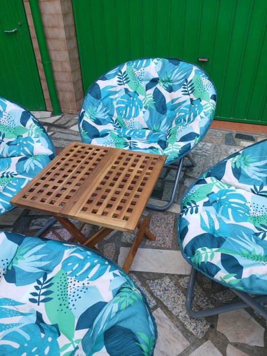 Conjunto para jardim,varanda,esplanada,pátio,caravana,ou sala novo