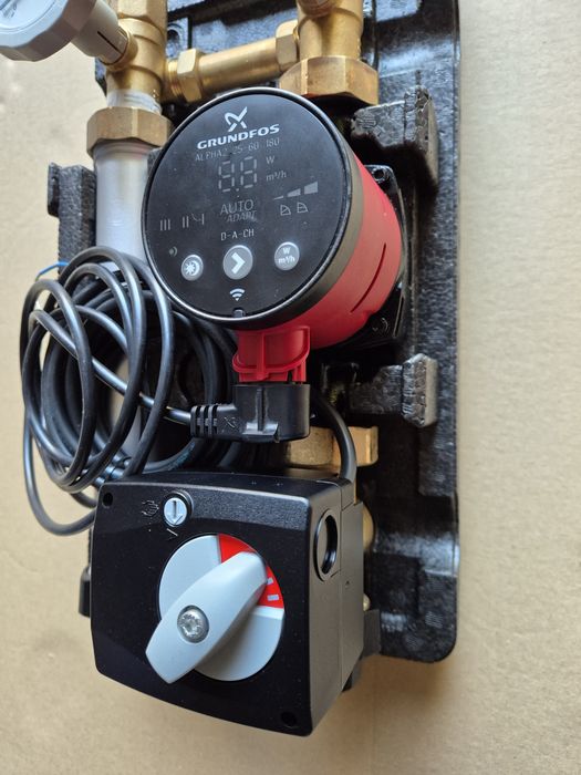 Grupa pompowa  MK/8 1'' z mieszaczem i siłownikiem Meibes