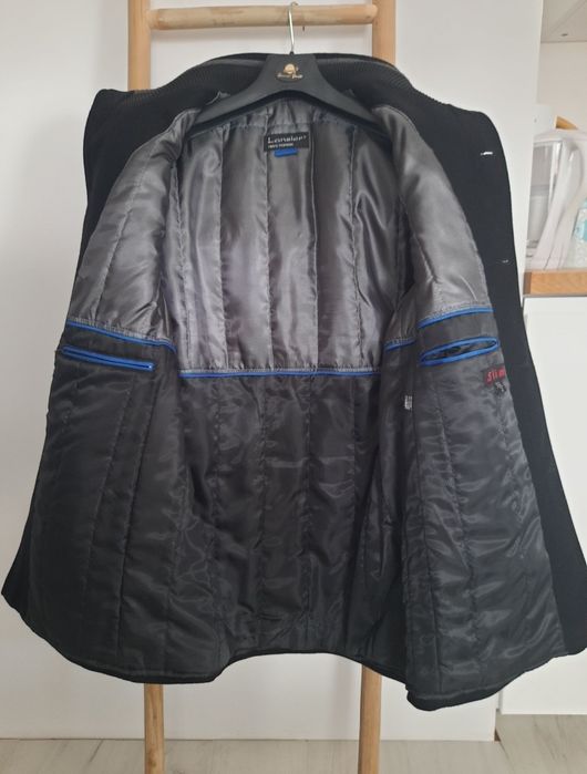 Płaszcz wełniany męski Lansier