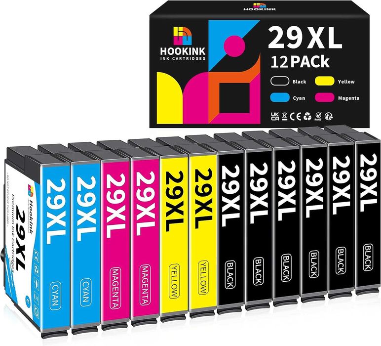 12-Pack Wkłady atramentowe Kompatybilne do wkładów Epson 29 XL