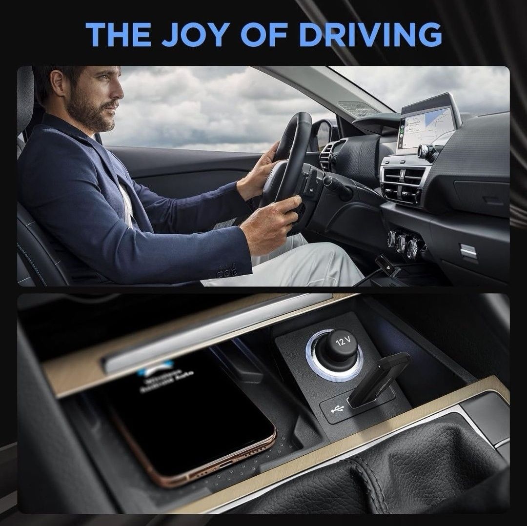 MSXTTLY Bezprzewodowy adapter Android Auto 2024, Wireless Android Auto