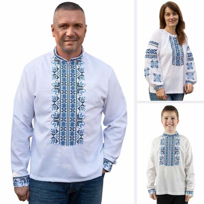 • Хіт! Парні вишиванки family look комплект вишиванок для всієї родини
