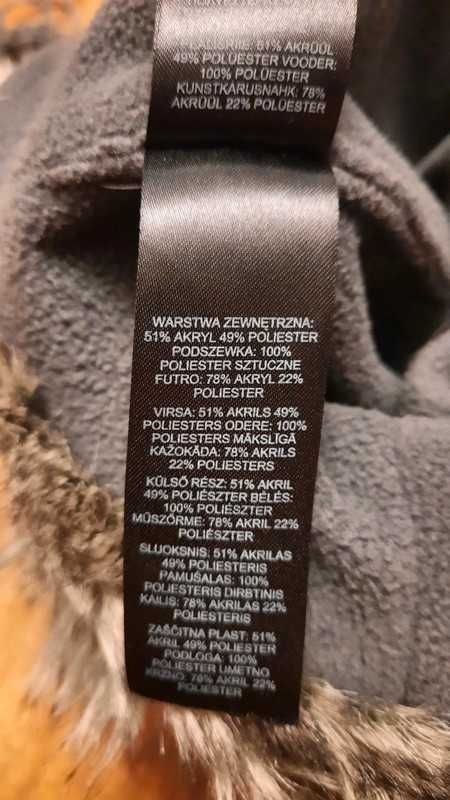 Czapka zimowa, uszanka debenhams rozmiar na 3-6lat