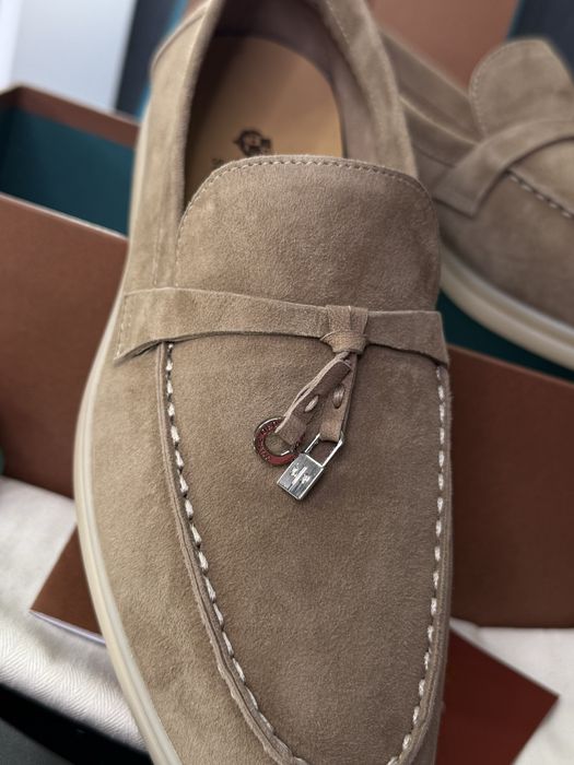 Loro piana лорікі лофери замшеві балетки італійська замша ручна робота