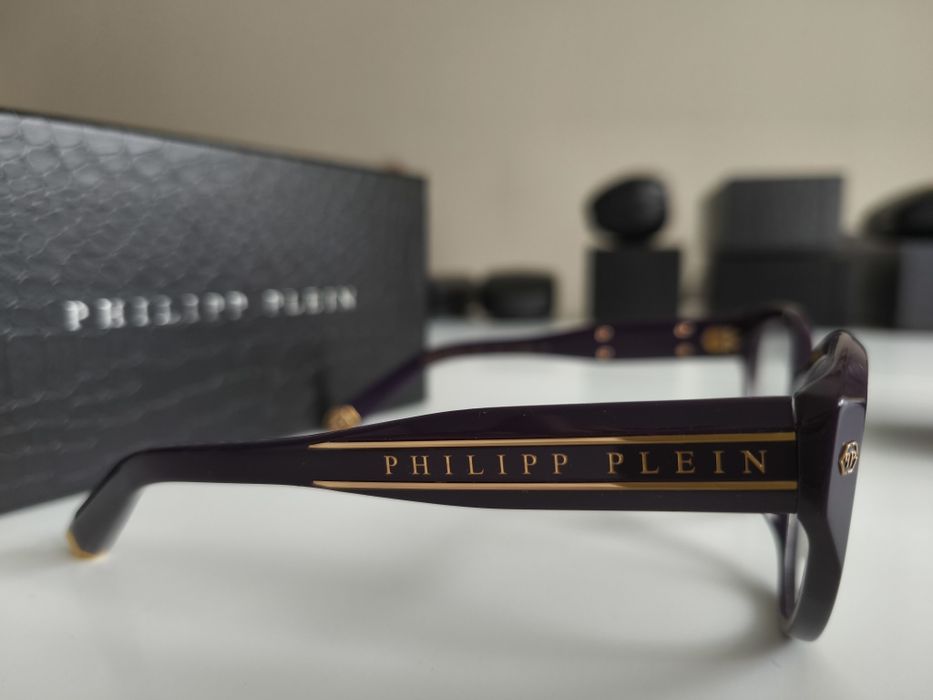 Oprawki Philipp Plein kolor śliwka