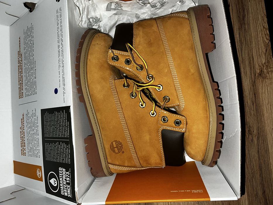 Timberland Premium 6 in lace waterproof wheat