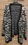 Sweterek swetr sweter damski MONNARI XL czarno-szary 42