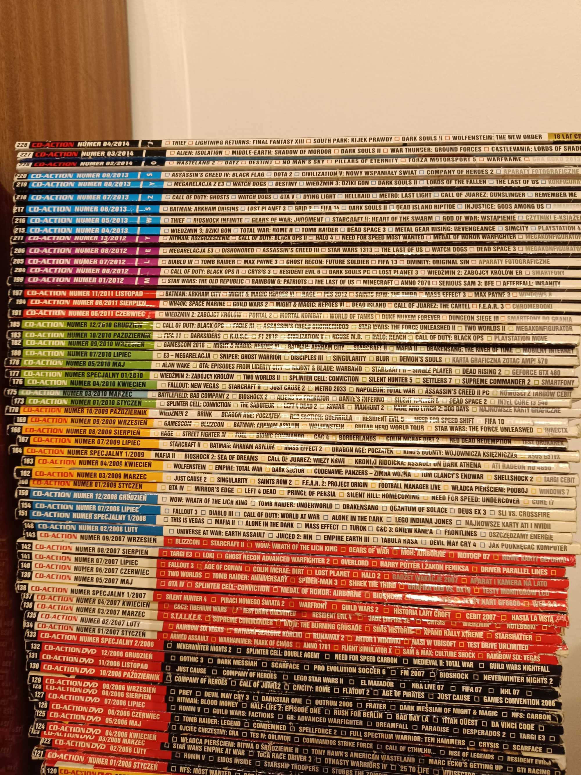 CD Action ponad 150 numerów, głównie 1999 - 2013