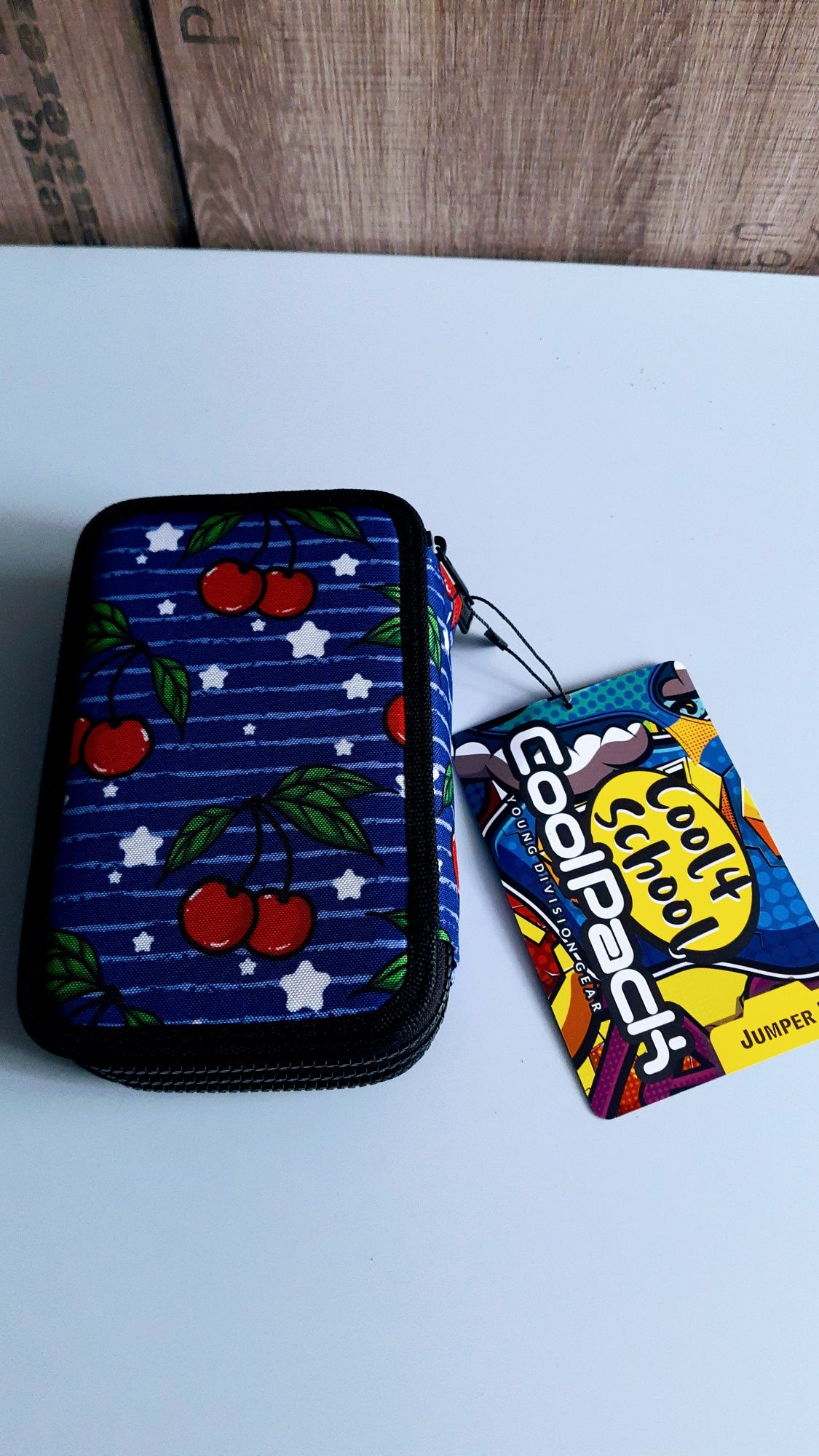 CoolPack piórnik Jumper 3 Cherries NOWY