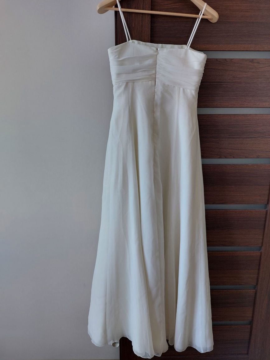 Suknia ślubna ecru Margarett vintage rozmiar 36