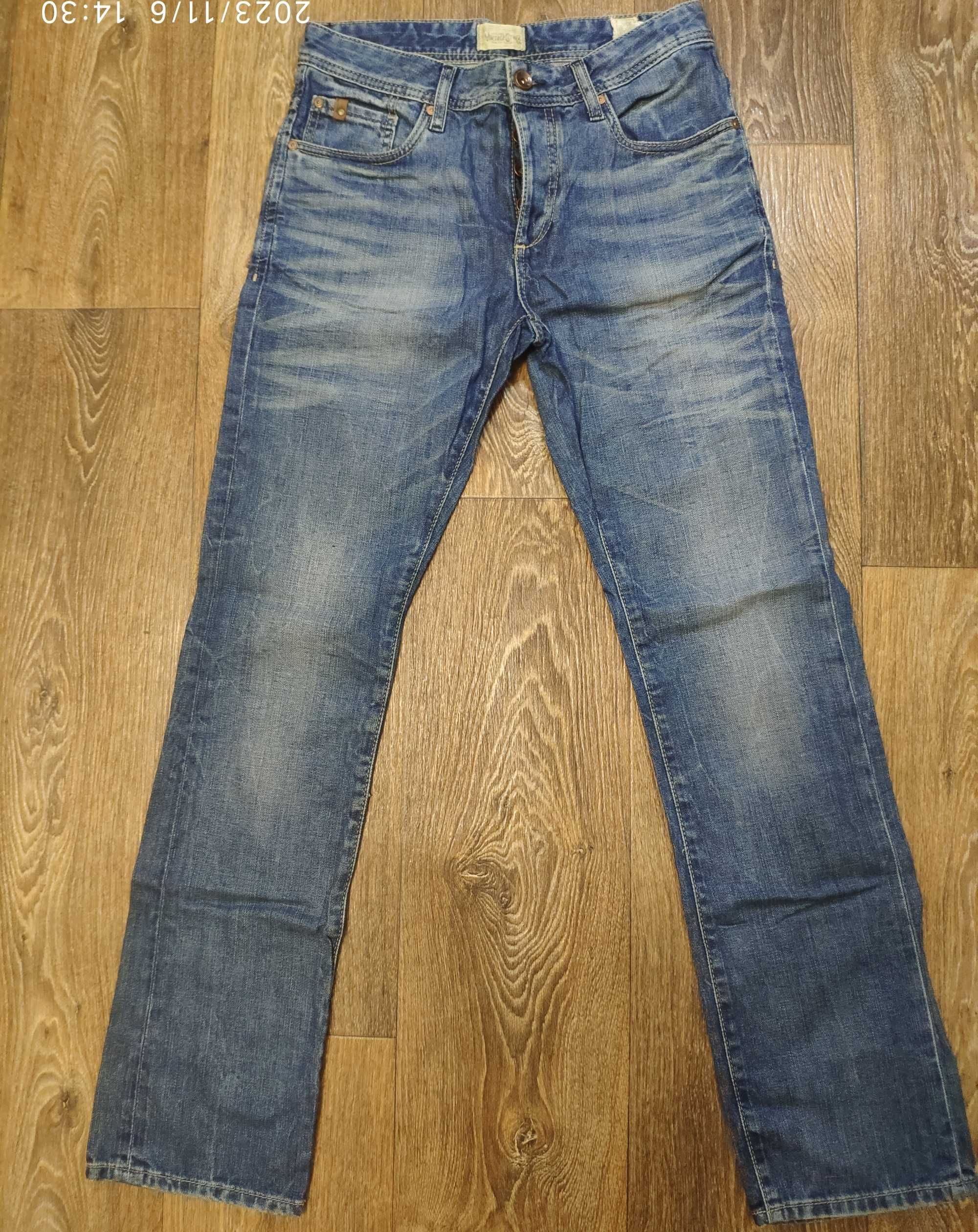 Джинси чоловічі jack & jones W30 L32, джинсы мужские синие, штаны