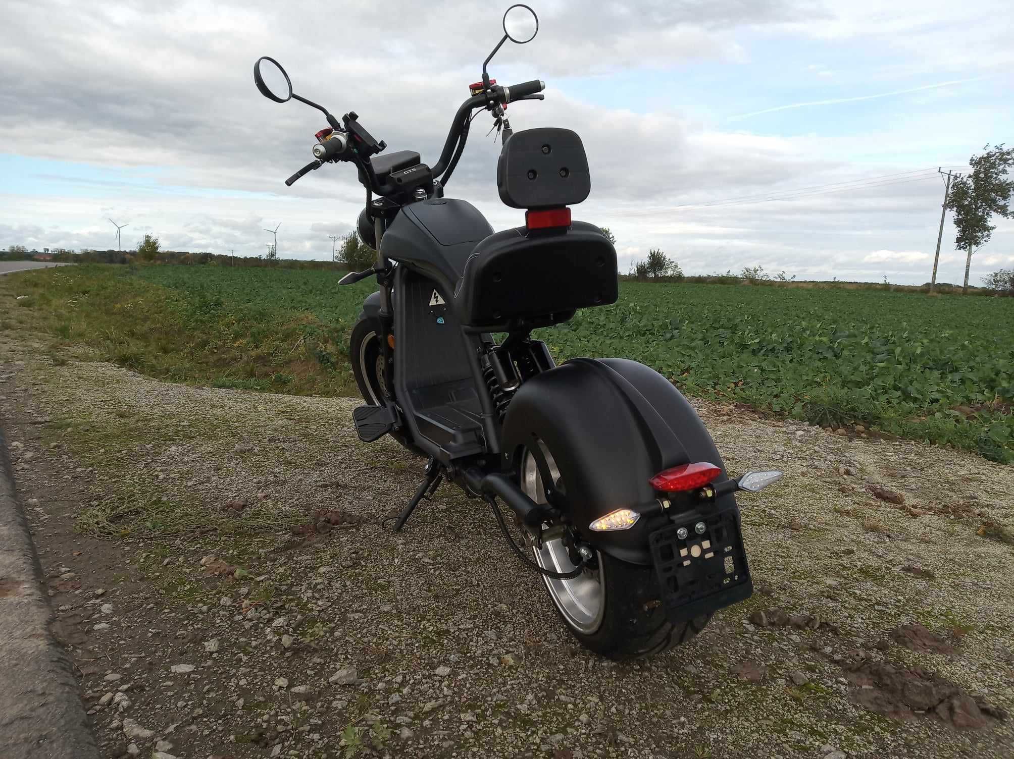 Skuter elektryczny GTS HL6.0S Chopper bobber Harley Zarejestrowany