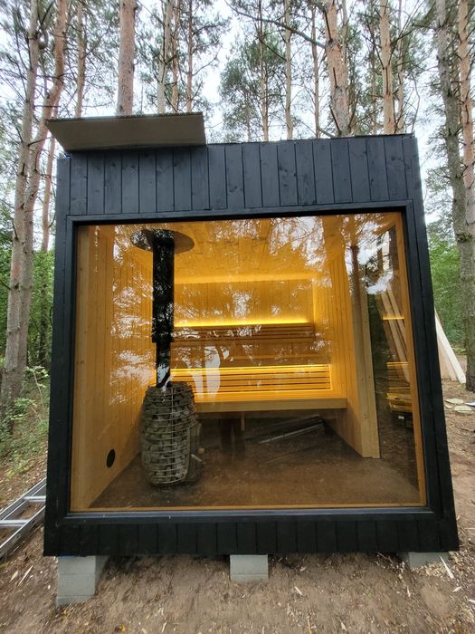 Okno do sauny szyby hartowane zespolone 1m2