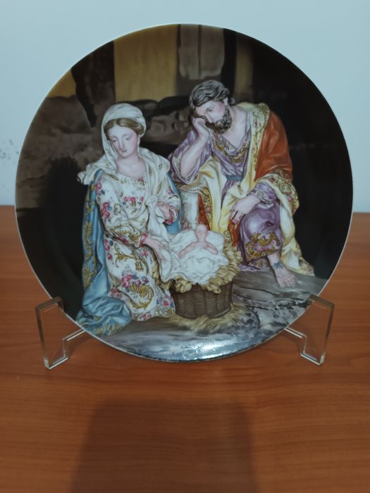 Pratos de Natal Vista Alegre 1984 a 1991