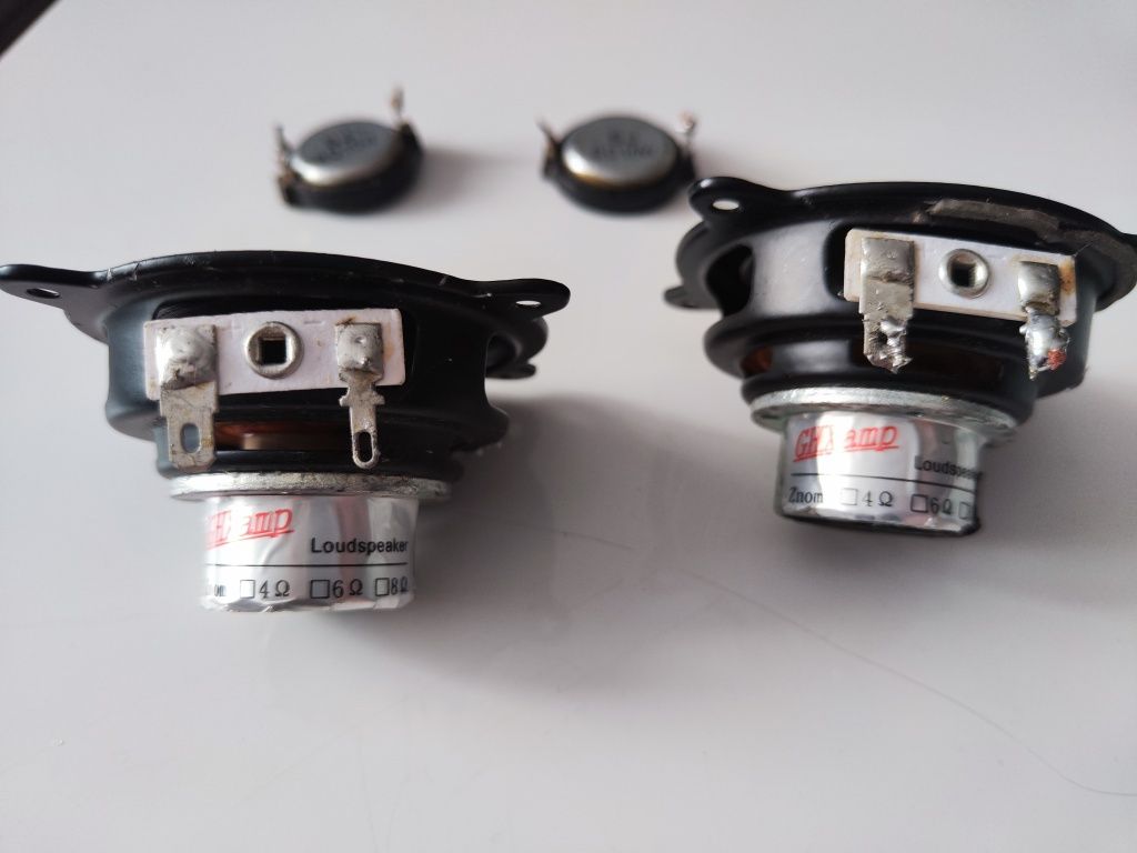 Głośniki 8Ohm/10W i 2Ohm/15W