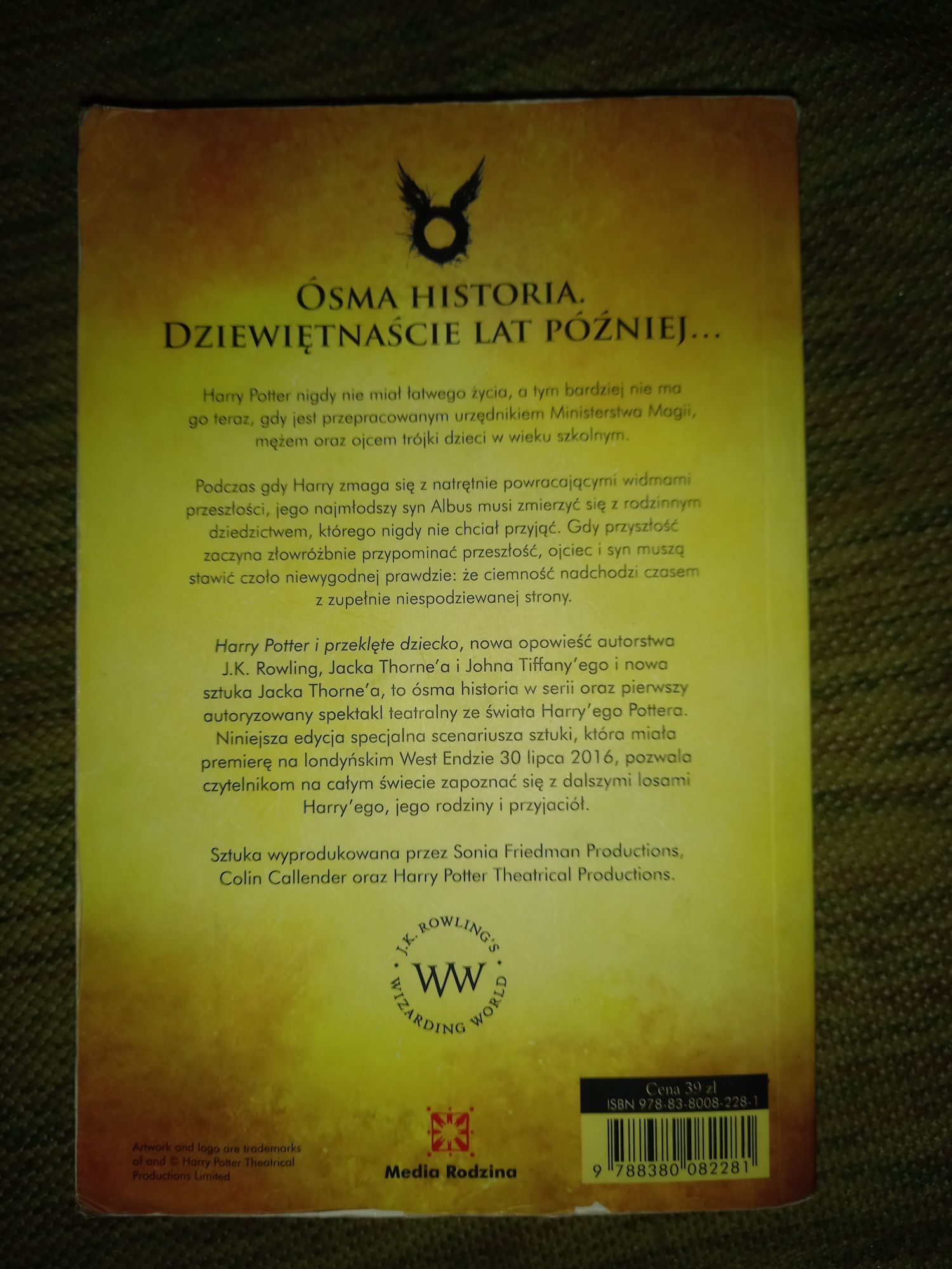 Książka Harry Potter i Przeklęte Dziecko Część 1 i 2