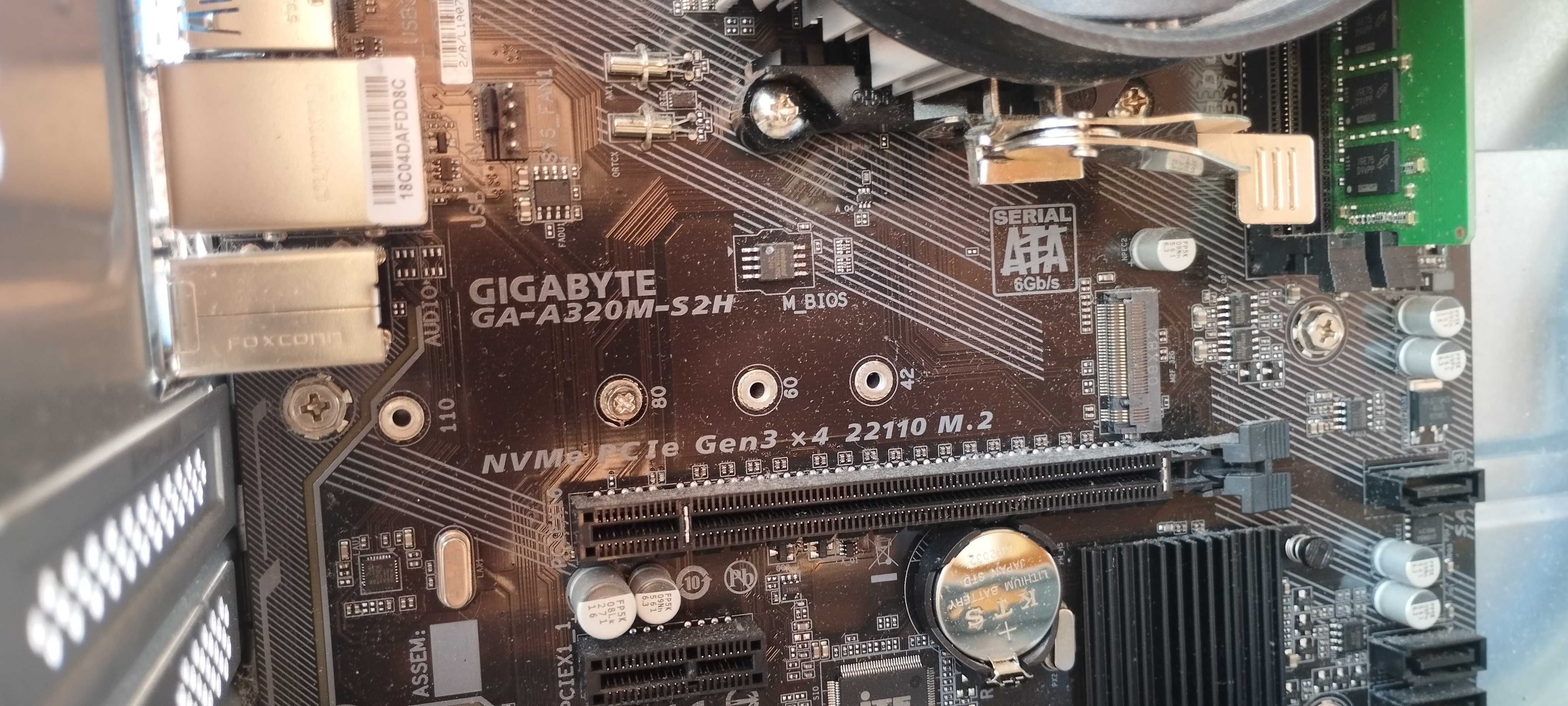 ПК Gigabyte GA-A320M-S2H DDR4 8Gb AMD Ryzen 5 3400