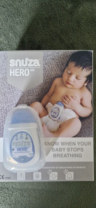 Monitor oddechu do pieluszki Snuza Hero