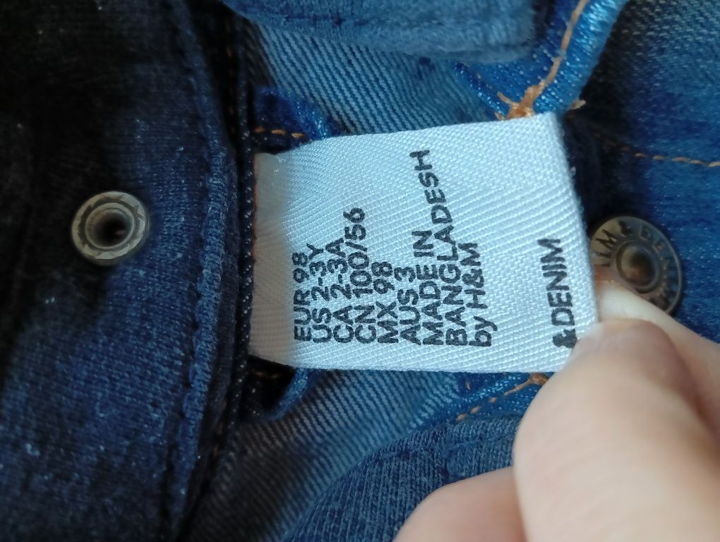 Kurtka jeansowa katana H&M 98