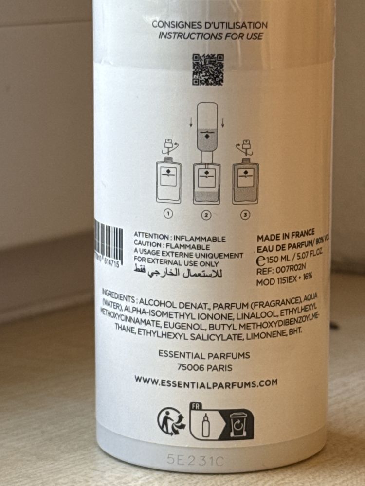 Bois Imperial Essential Parfums refill 150ml nowy!