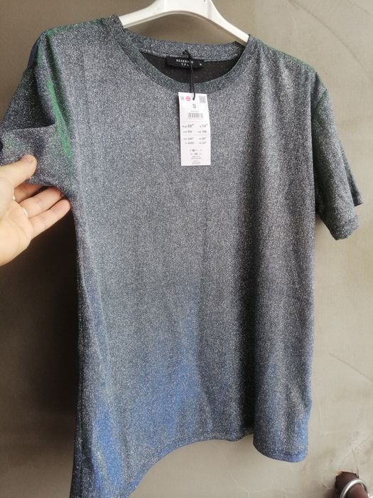 Nowa bluzka kameleon brokat S M L