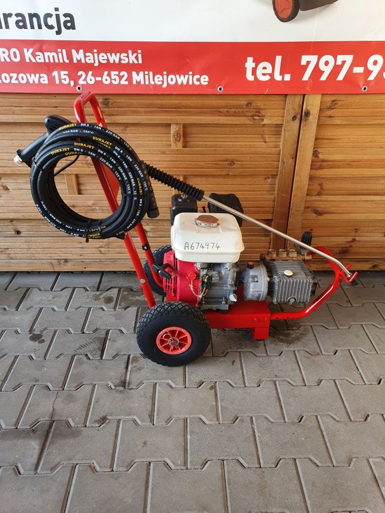 Myjka spalinowa 150bar 900l/h Honda GX 200 Interpump wolnoobrotowa