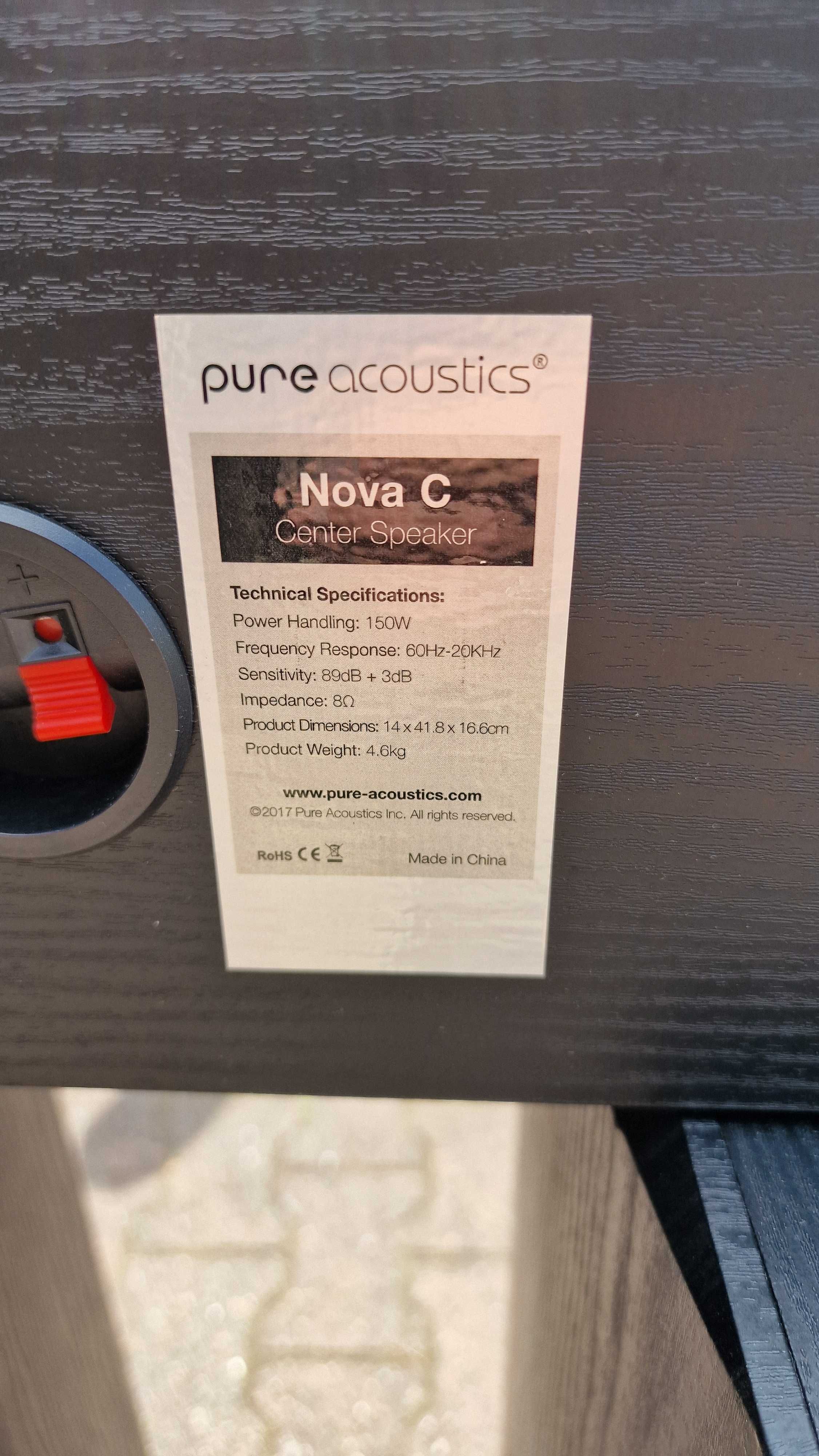 Kolumny Głośniki Nova Pure Acoustics kino domowe 3.0