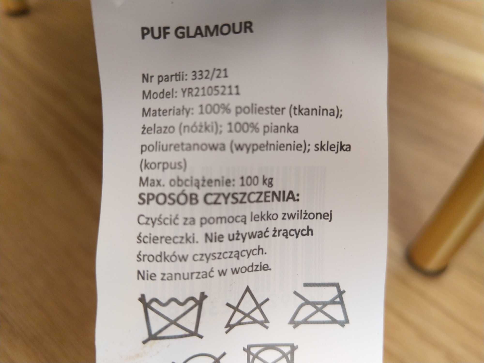 NAJTANIEJ Puf Glamour Pufek