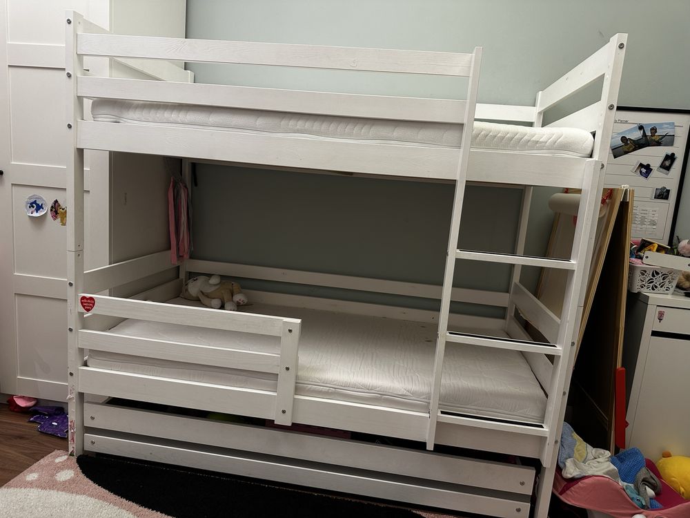 Łóżko piętrowe dziecięce 80x160