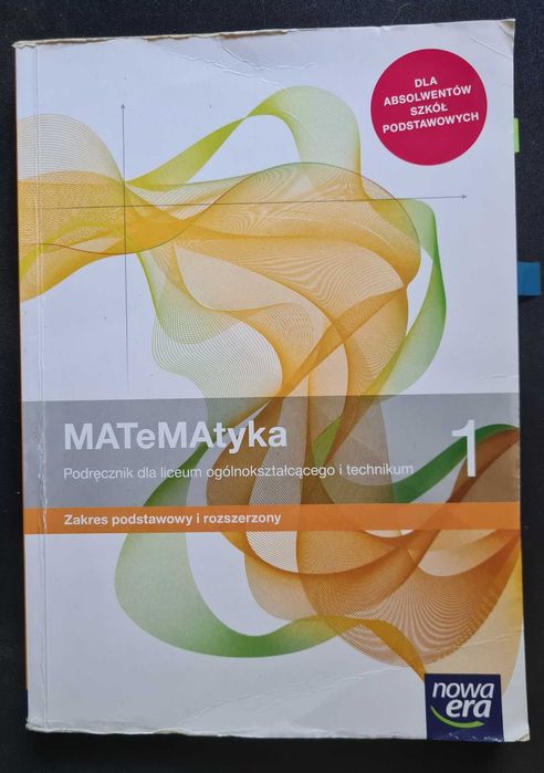 Matematyka 1. Podręcznik dla liceum ogólnokształcącego i technikum