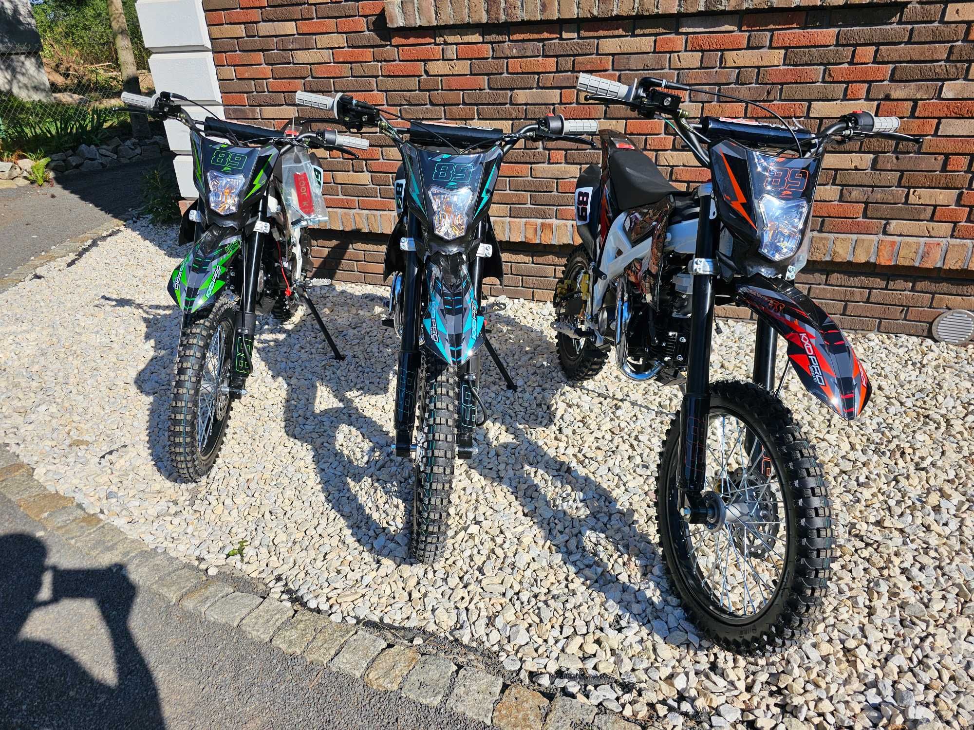 Cross kxd 612 PRO 125cc koła 17/14 Rozrusznik Lampa RATY DOWÓZ