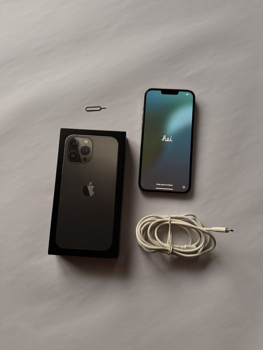Smartfon iPhone 13 pro max 512 GB czarny black + pudelko oryginał
