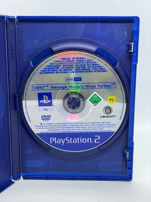 TMNT Teenage Mutant Ninja Turtles PS2 (promo - rzadka) Po Angielsku