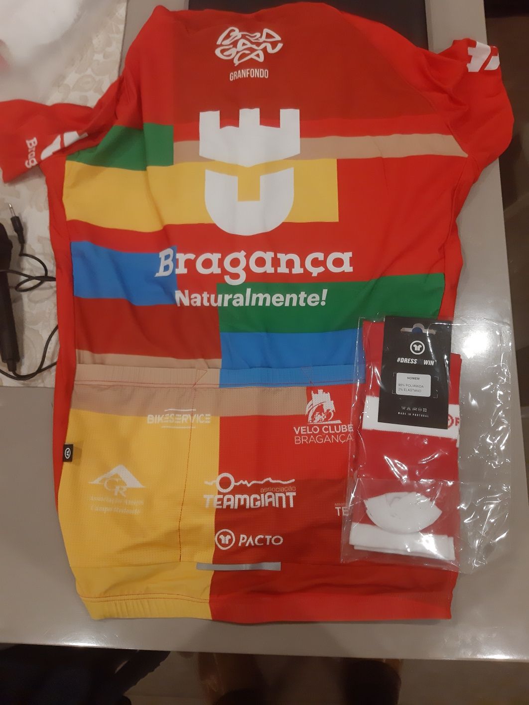 Camisola ciclismo jersey e meias