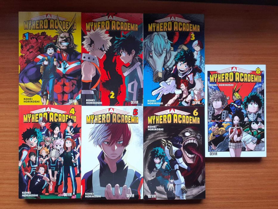 My Hero Academia, [1-6] & [8], 30€