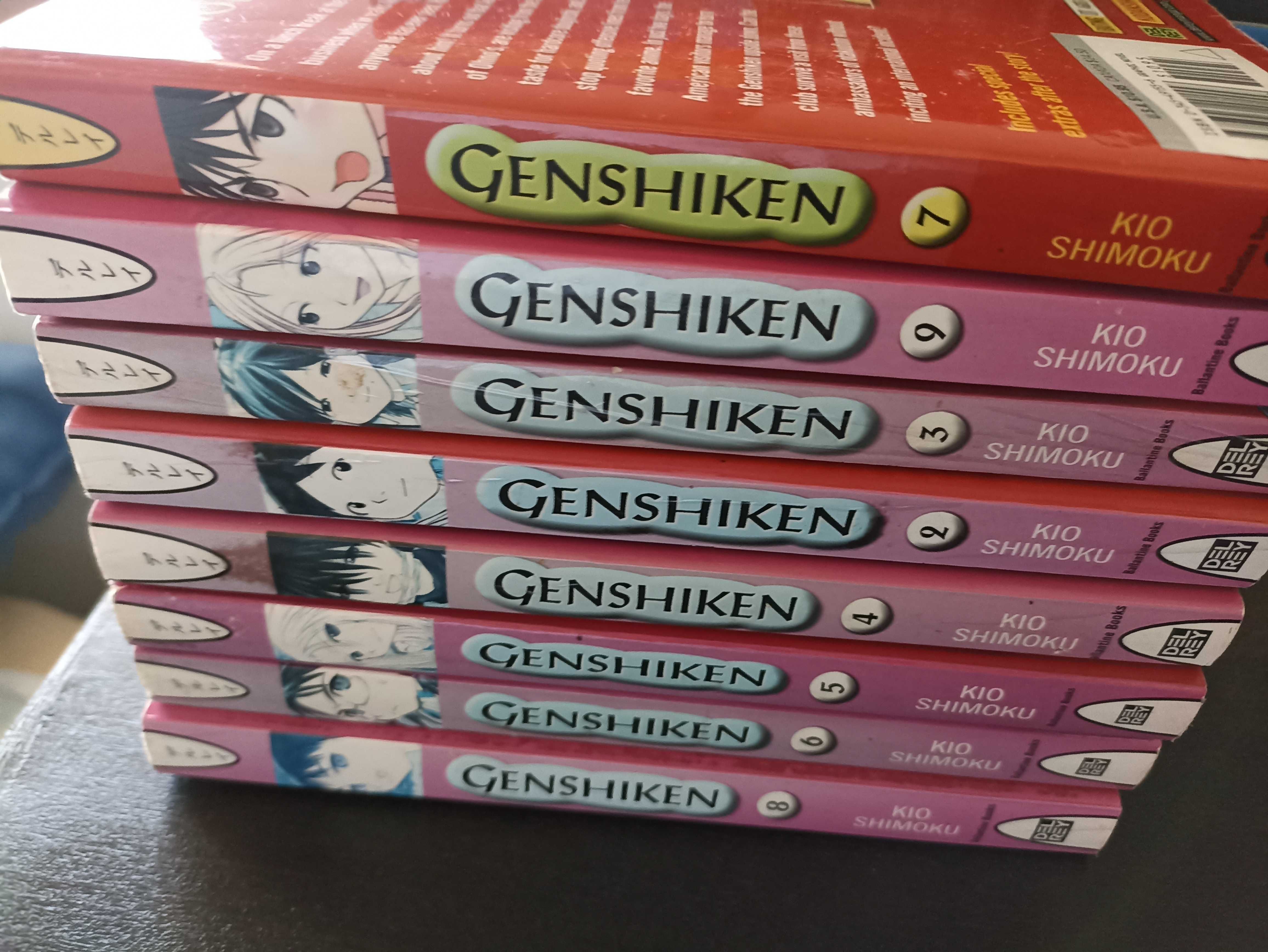 Manga Genshiken Ingles volumes 2 3 4 5 6 7 8 9 (falta o volume 1)