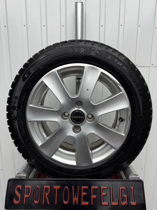 Alufelgi KOMPLET 15 cali 4x100 Borbet VW Fiat Seat Opel Skoda Toyota
