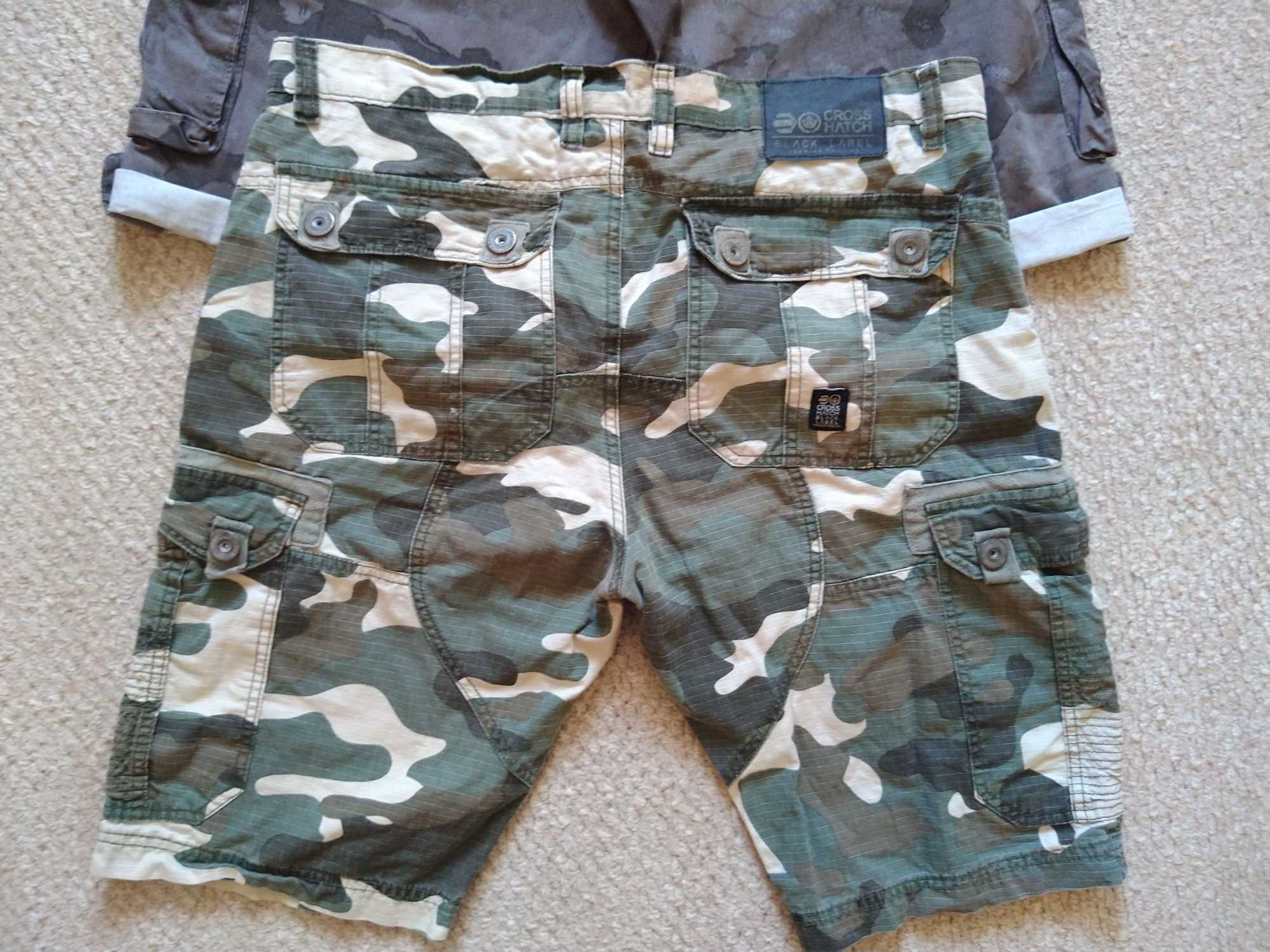 Шорти мілітарі карго River Island 30. original (нові) Crosshatch 36.