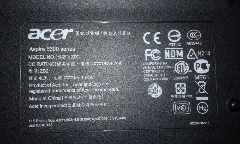 ACER Aspire 5600