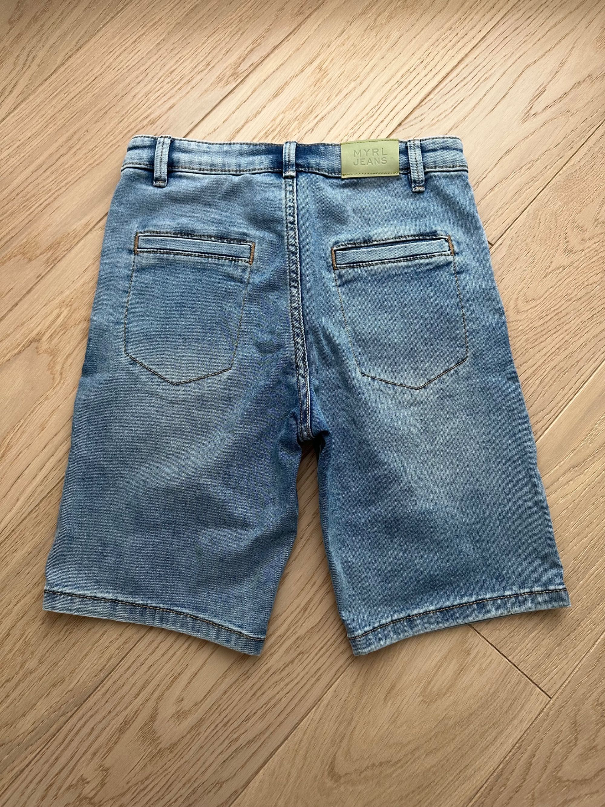 Komplet chłopięcy Mayoral/Nakutavake spodenki +polo - rozmiar 140/134