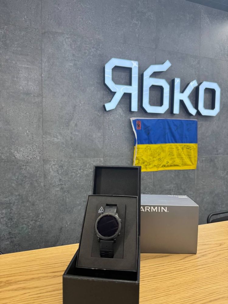 Годинник Garmin Fenix 7x Pro Sapphire Solar OpenBox від Ябко