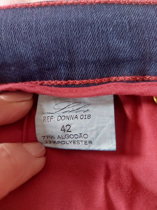 Calças de Ganga da Liber Jeans - Tam° 42.