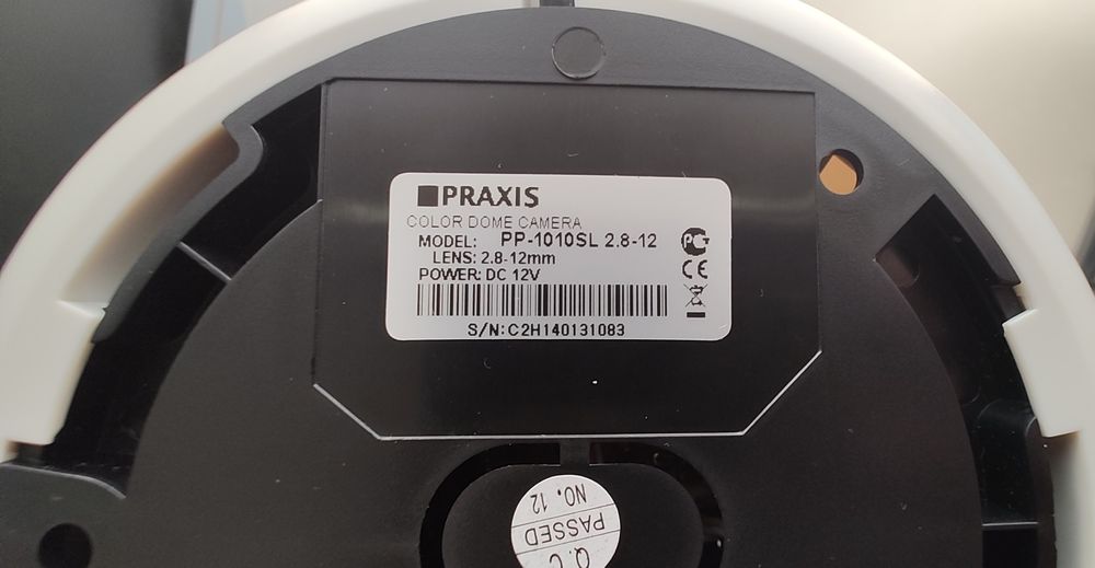 Камера купольна Відеонагляду Praxis PP-1010SL 2.8-12