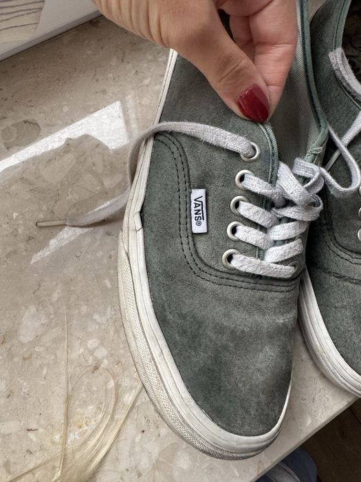 Męskie buty Vans zielone do odnowienia