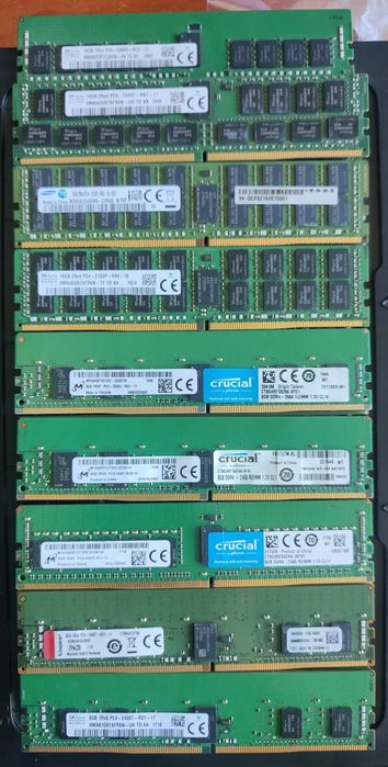 Серверна оперативна пам'ять RDIMM DDR3/4, 8/16Gb 1333-3200MHz