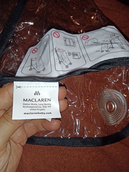 Чехол накидка от дождя в коляску